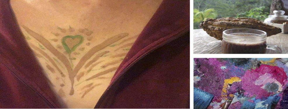 cacao - body - painting - Kakao - Koerpermalerei